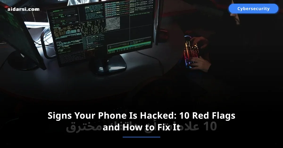 Signs Your Phone Is Hacked: 10 Red Flags and How to Fix It